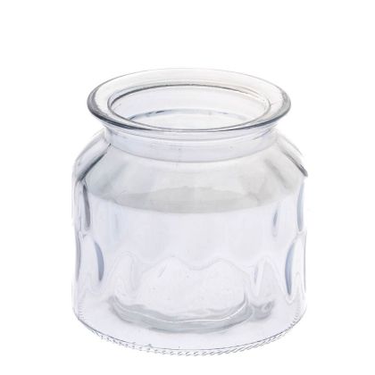 Стъклена ваза прозрачна 11X11CM