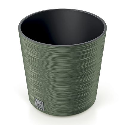 Зелена пластмасова кашпа 30X29 CM