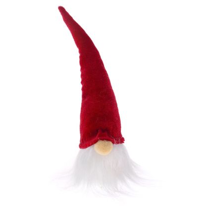  XMAS RED WHITE GNOME 40CM