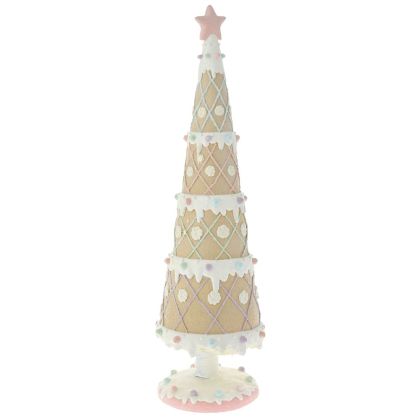 RESIN GINGERBREAD TREE 18Χ18Χ61 CM