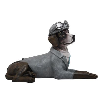 DECORATIVE FIGURE w8000-753 "Boydog" in beige-brown color