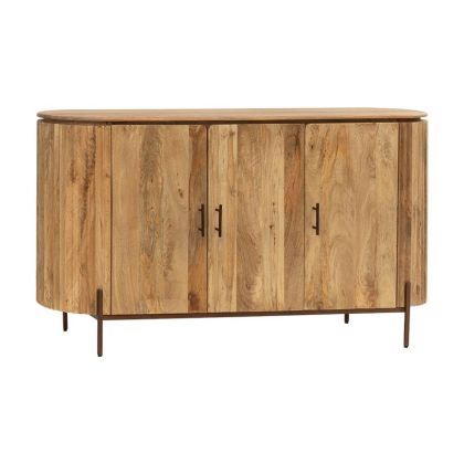 3 DR SIDEBOARD BAC-AW0991 IN GOLDEN BROWN