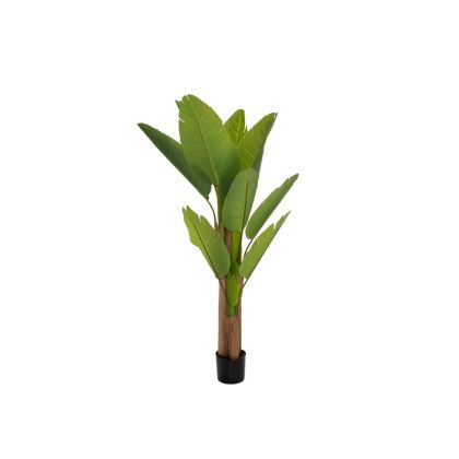 ARTIFICIAL RAVENALA PLANT WITH 13 LEAVES IN PLASTIC POT D15X150CM