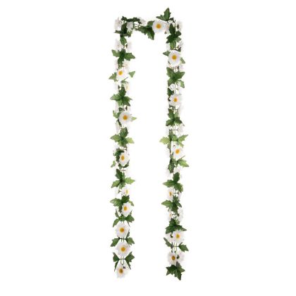 ARTIFICIAL WHITE DAISY GARLAND 180CM