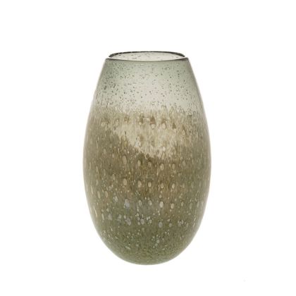 Декоративна стъклена ваза в тъмно зелено 19.5x31.5см