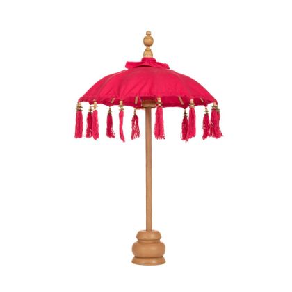 DECO SMALL PINK PARASOL D50x75CM BALI