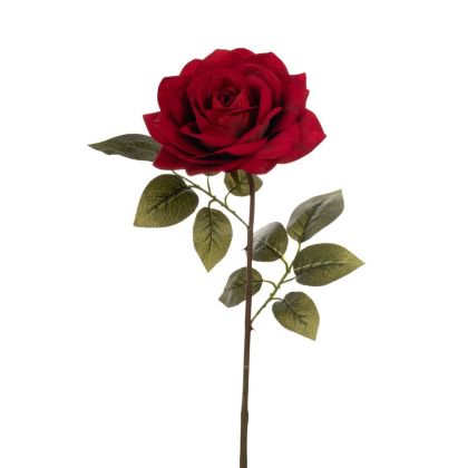 Изкуствена червена роза 105CM
