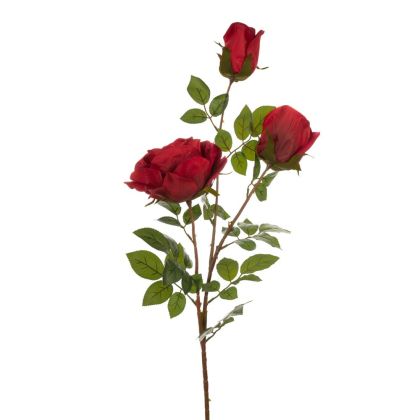 Изкуствена червена роза 112CM