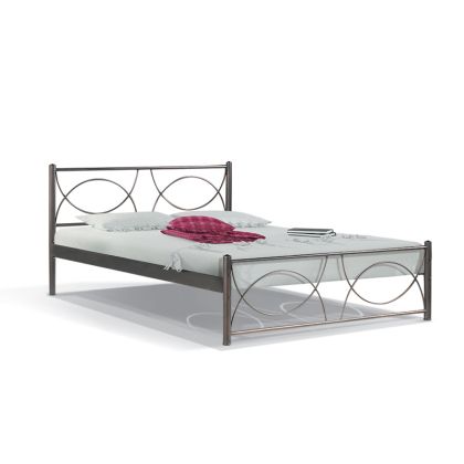 BROWN IRON BED WILLIAM 90*200