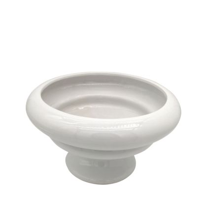 CERAMIC LEG BOWL WHITE 31.5x19.8CM