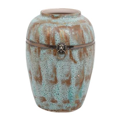 CERAMIC VASE 9521-1 GREEN 40cm