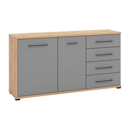 COMOTA-BUFFETS LISABON 3K4F ARTISAN OAK-GRAPHITE GRAY-MAT GRAY 161.5*40*84