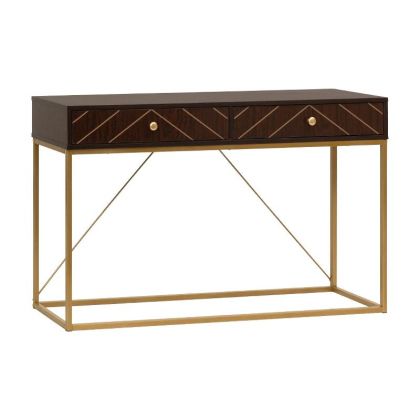 CONSOLE &quot;Parlor&quot; BROWN COLOR 120x35x75cm