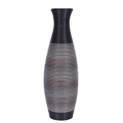 DECORATIVE FLOOR VASE GRAY PVC 30*80cm