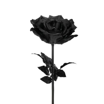 Голяма изкуствена черна роза 136CM D50CM