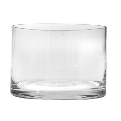 Кръгла стъклена ваза D17X12CM