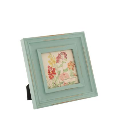 LIGHT BLUE MDF PHOTO FRAME 10Χ10ΕΚ