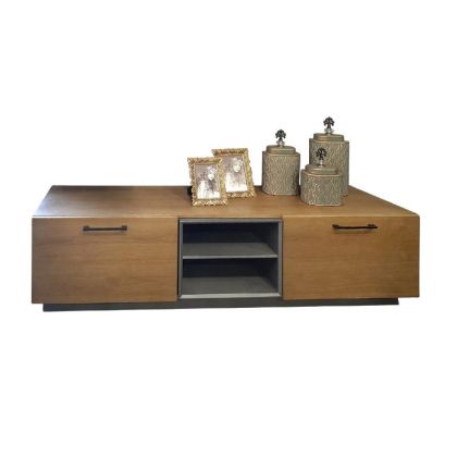 Malibu TELEVISION FURNITURE WITH RUSTIC OAK FINISH 180x41x49cm