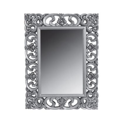 Стенно огледало със сребърна рамка 87*3.5*67