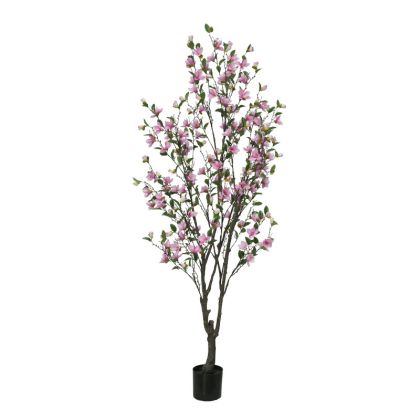 Изкуствено дърво с розови цветове H200cm