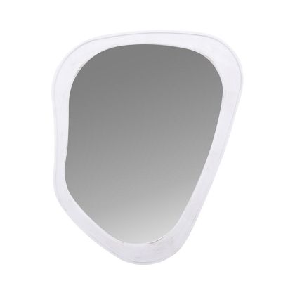 Стенно огледало с рамка от полиуретан в бял цвят 55x6x70cm