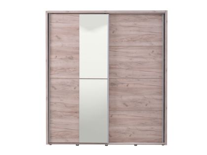 Гардероб Logan 180 WITH MIRROR GRAY OAK 184*61*207.5