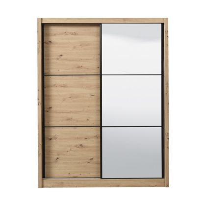 Гардероб NAVARA 165 WITH ARTISAN OAK MIRROR 166x60x215.5