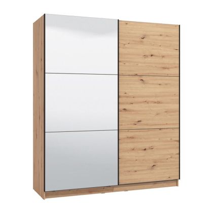 Гардероб SIERRA 180 WITH ARTISAN OAK MIRROR 180*62.5*210