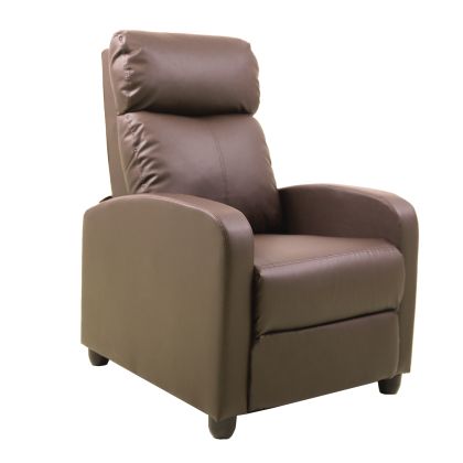 PORTER Lounge Relax Armchair - Sitting Pu Brown Ε9781,7P