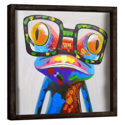 АРТ КАРТИНА FUNKY FROG HM7326 33X33 cm.