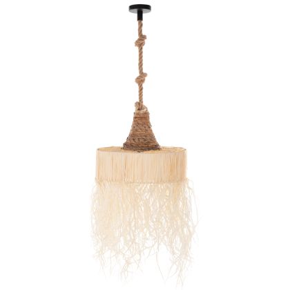 Висяща лампа пендел за таван с ресни от палмови листа Φ41Χ155Hсм HM11921