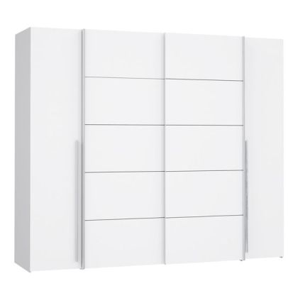 Гардероб с 4 врати (2 Sliding-2 Fixed Doors) Lois HM2369.04 271x62x210cm