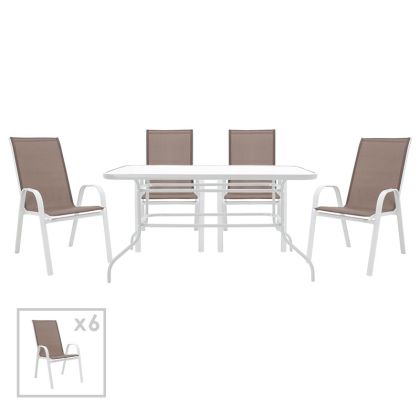 Градински сет Valor-Calan маса с 6 стола