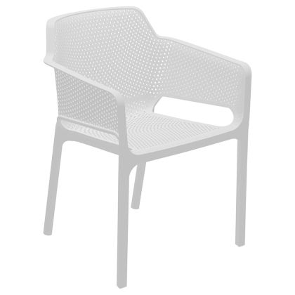 Градински стол Integral PP бял цвят