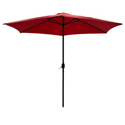 Градински чадър Плажен алуминий D3m червен