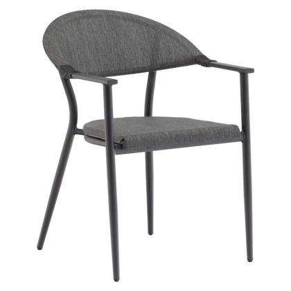 Градинско кресло Pino алуминий в черно