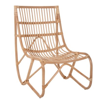 Градинско кресло за дневна GRINN HM9815.01 от ратан в естествен цвят 60x85x93см.