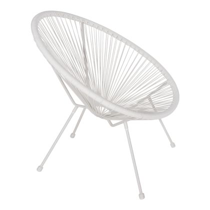 Кресло ACAPULCO бял HM5872.02 70x73x79 cm.