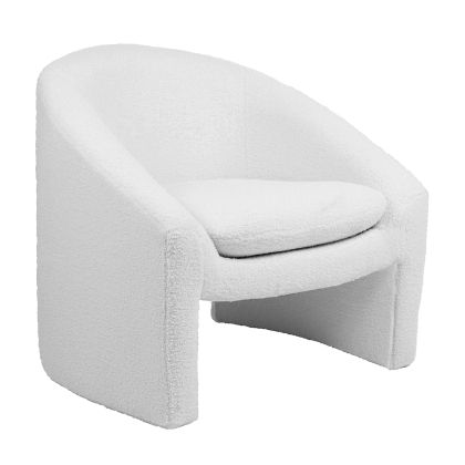 Кресло BONO от бяло букле
