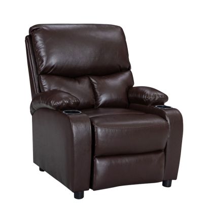 Кресло релакс Gartia с кафява еко кожа 79x94x102cm