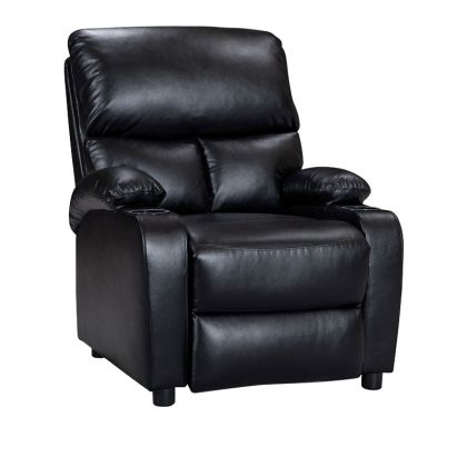 Кресло релакс Gartia с черна еко кожа 79x94x102cm