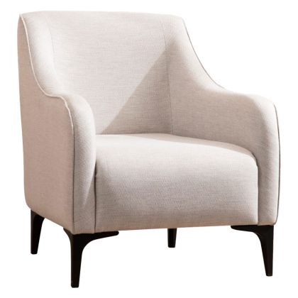 Кресло текстилна дамаска бял цвят 94x77x87cm с предварителна поръчка