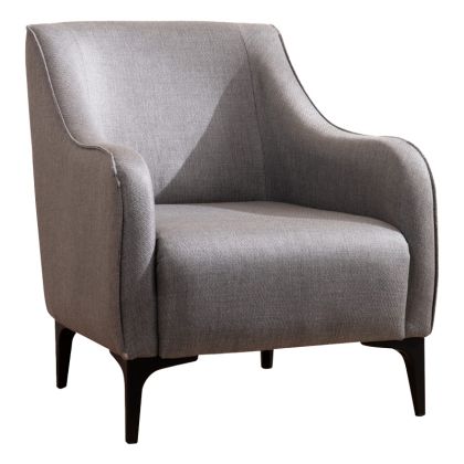 Кресло текстилна дамаска сив цвят 94x77x87cm с предварителна поръчка