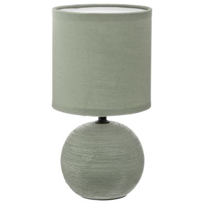 Лампа за маса PWL-1210 E14 60W керамика хаки d13x25см
