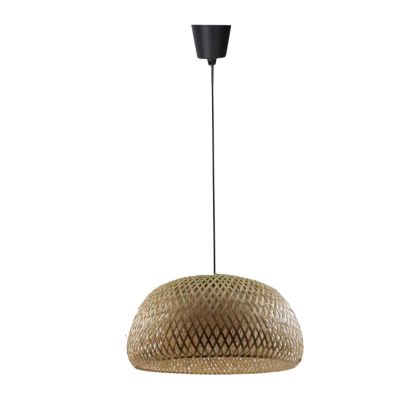 Лампа за таван Karlo естествен бамбук Бохо стил D45x170cм