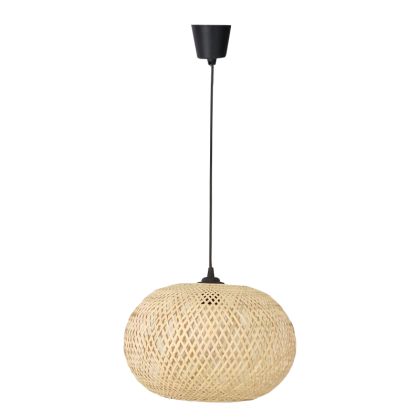 Лампа за таван Universe естествен бамбук Бохо стил D38х175cм