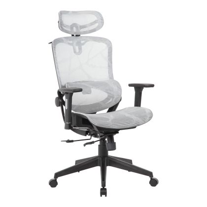 Мениджърски офис стол Konilo сива мрежа 82.5x63.5x114cm