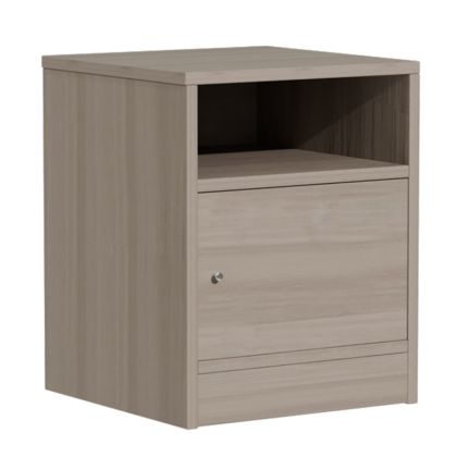Нощно шкафче Foly цвят сив дъб 40x40x50cm