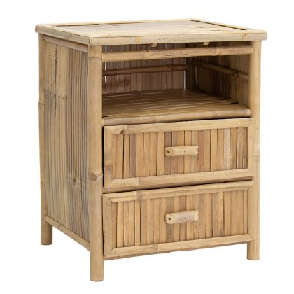 Нощно шкафче Ofra натурален бамбук 56x46x69cm