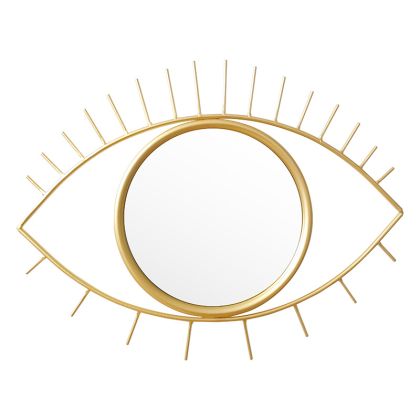 Огледало Eye със златна рамка 46x2x26см